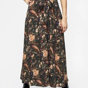 Disturbia Ophelia Viscose Tie Waist Midaxi Skirt
